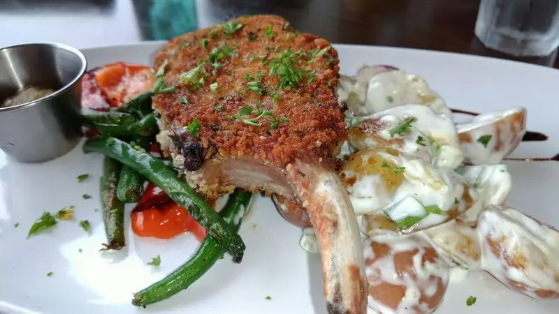 HERB CRUSTED PORK CHOP