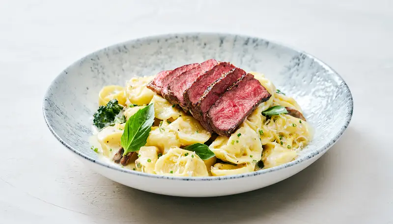 Steak + Truffle Tortellini