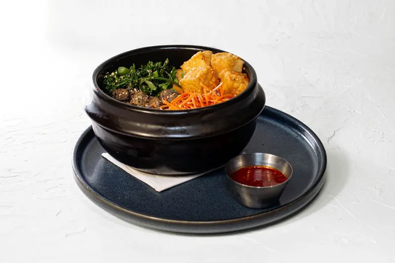 Vegan Korean Tofu Bibimbap