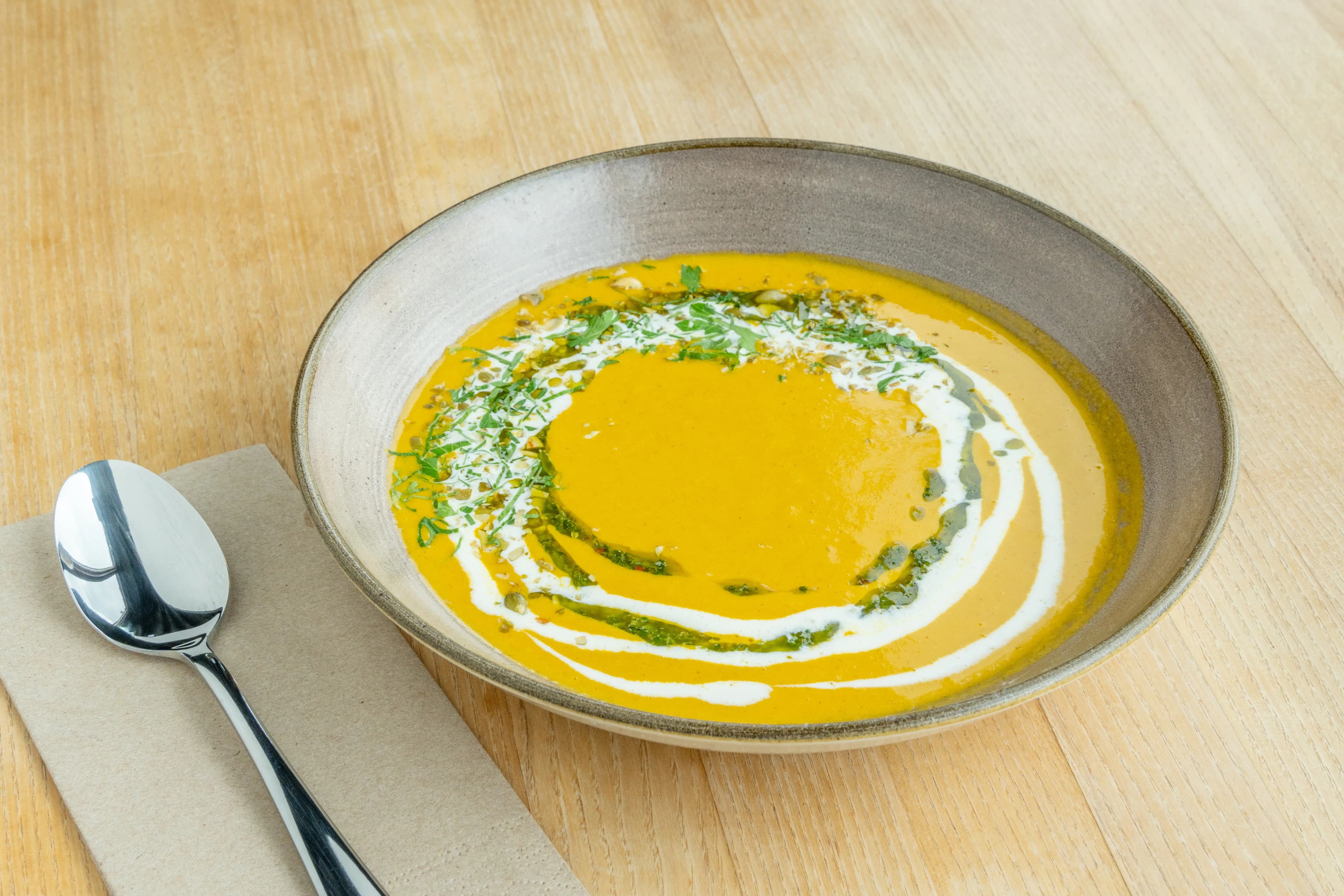 Spiced Butternut Squash Soup