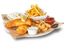 Deluxe Style Fish & Shrimp Platter