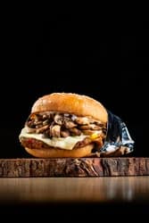 Veggie Mushroom Swiss Burger