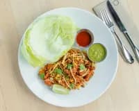 Honey Valentina Lettuce Wraps with Cauliflower