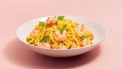PRAWN SAFFRON SPAGHETTINI
