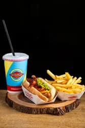 Cheese & Bacon Hot Dog Meal