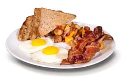 Classic Double Egger with meat