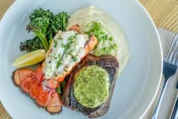 7oz Sirloin Steak & Lobster