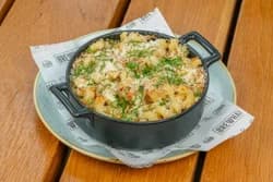 Oven Baked Mac + Cheese