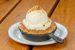 Salted Chocolate Skillet Cookie
