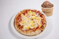 Kid's 8" Ham + Pineapple Pizzetta