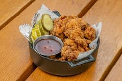 Hot Honey Popcorn Chicken