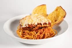 Chicken Parmesan + Spaghetti Pomodoro